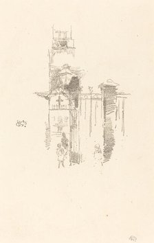 Entrance Gate, 1887. Creator: James Abbott McNeill Whistler.