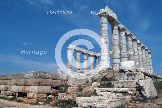 Sounion, Greece, 2003. Creator: Ethel Davies.