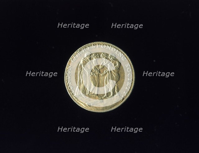 Medal of the London Corresponding Society, c1792-c1799. Artist: Unknown