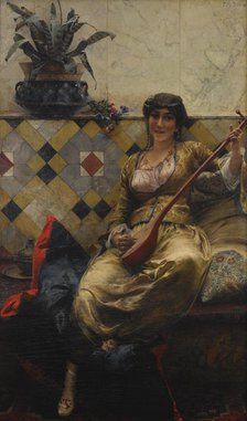 Serenade in the Harem. Artist: Bredt, Ferdinand Max (1860-1921)