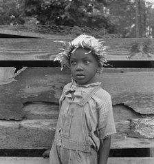 Grandson of Negro tenant whose father is in the penitentiary, Granville County, North Carolina, 1939 Creator: Dorothea Lange.