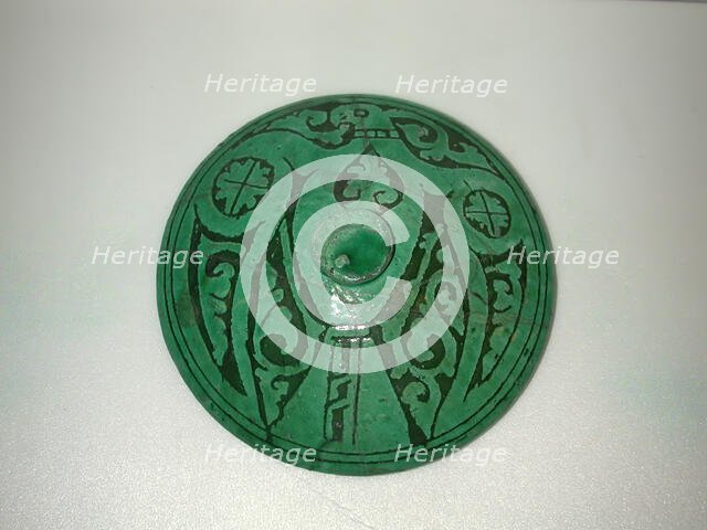 Lid, Iran, 12th-13th century. Creator: Unknown.