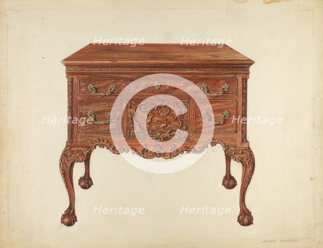 Lowboy, c. 1953. Creator: Isadore Goldberg.