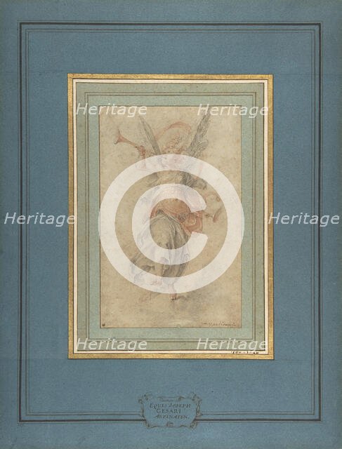 Allegorical Figure of Fame, ca. 1590. Creator: Giuseppe Cesari.