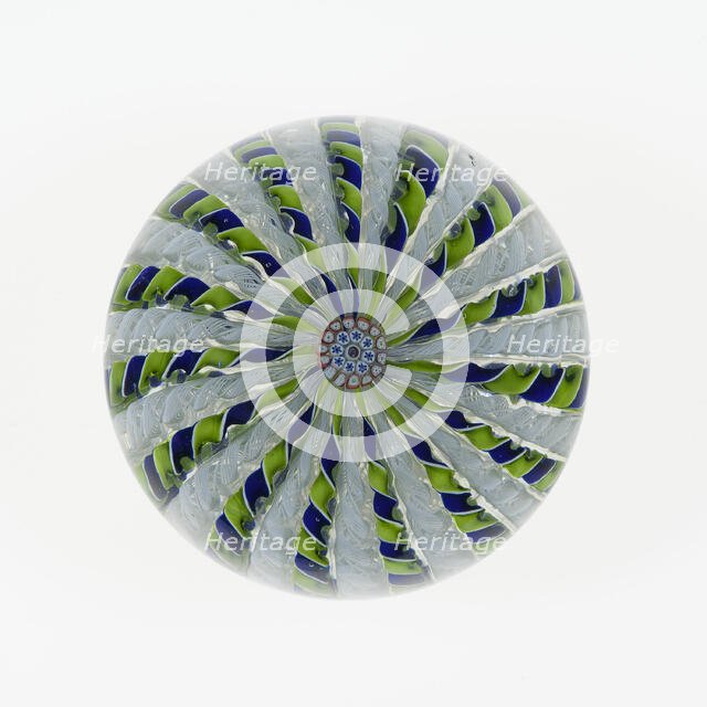 Paperweight, France, c. 1845/60. Creator: Saint-Louis Glassworks.