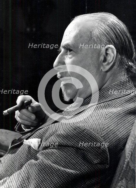 Thomas Beecham (1879-1961), English conductor and impresario. Artist: Unknown