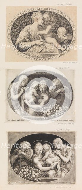 Madonna and Child with St. John. Creator: Aegidius Sadeler II.