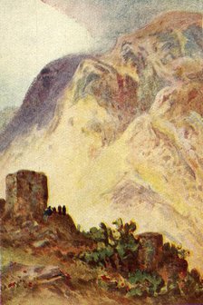 'Mount Ebal and Mount Gerizim - John iv. 20', c1924. Creators: James Clark, Henry A Harper.
