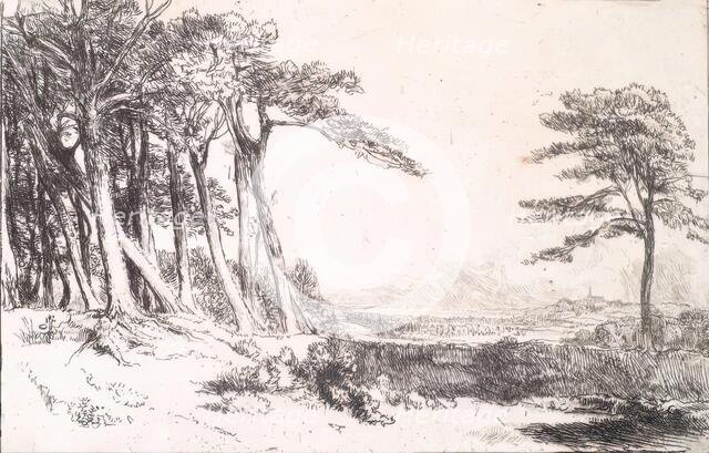 View in Caen Wood, Hampstead, c1800-1844. Creator: Andrew Geddes.