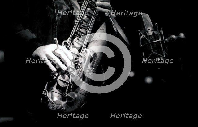 Ronnie Scott, Ronnie Scott's, London, 1992. Artist: Brian O'Connor