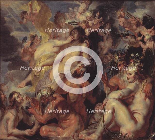 The Apotheosis of Aeneas, 1615-1618. Creator: Jordaens, Jacob (1593-1678).