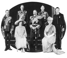 King George V and his family, c1930s. Artist: Unknown