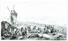 Revolutionary wars. Battle of Valmy; French victory over the Prussians on September 20, 1792, eng…