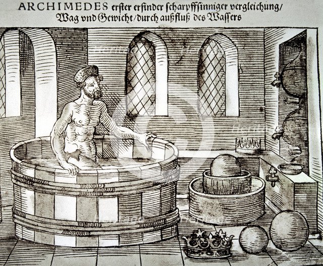 Archimedes, Greek scientist (287-212 aC).