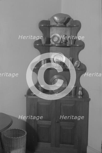 Articles made in the Arthurdale cooperative handicraft shop, Reedsville, West Virginia, 1937. Creator: Walker Evans.