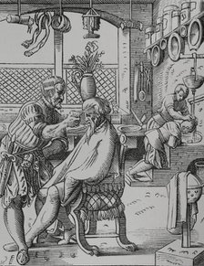 The Barber, 16th century, (1878).  Creator: Unknown.