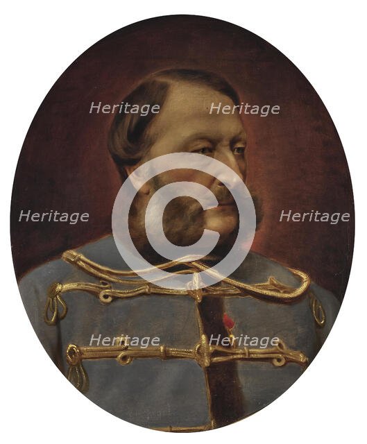 Portrait of Duke August of Saxe-Coburg and Gotha-Koháry (1818-1881). Creator: Anonymous.