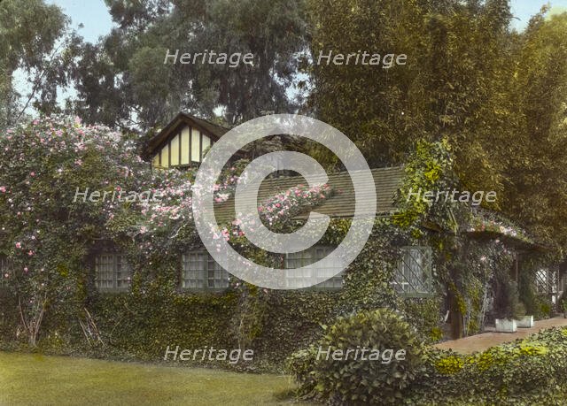 "Inellan," Walter Douglas house, Channel Drive, Montecito, California, 1917. Creator: Frances Benjamin Johnston.