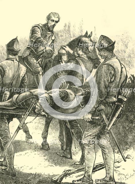 'Sir Philip Sidney at Zutphen', 1586, (1890).   Creator: Unknown.