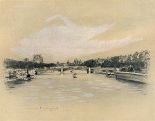 'The Seine at Paris', 1903. Artist: Mortimer L Menpes.
