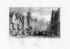 Guildford High Street, Guildford, Surrey, 19th century.Artist: Shury & Son