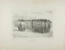 Hungarian Infantry, Presbourg, July 2, 1837, 1837. Creator: Auguste Raffet.