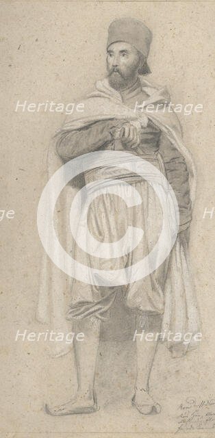 A Turkish Warrior, 1843 (?). Creator: Niels Simonsen.