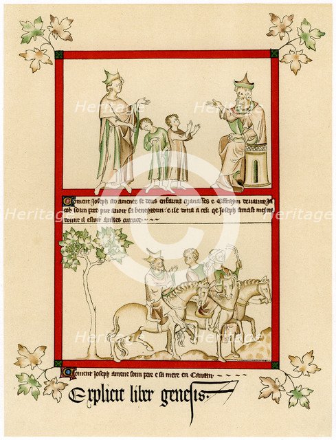 Scenes from the life of Joseph, c1310-1320. Artist: Unknown