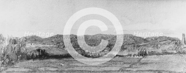 Three Views, No. 2: View near Oswego, New York, . Creator: John William Hill.