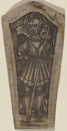 Saint George on Foot, 16th century. Creator: Unknown.