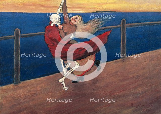 Dance of Death, 1899. Artist: Simberg, Hugo (1873-1917)