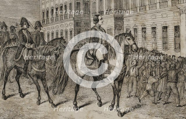 Manuel Godoy is appointed General of Spain and the Indies...13 January 1807, (1851).   Creator: Unknown.