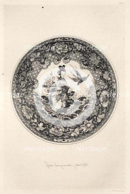 History of the Ceramic Art: A Descriptive and Philosophical Study of the Pottery...(Plate V), 1877. Creator: Jules Jacquemart (French, 1837-1880).