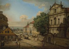 Church of the Bridgettines and the Arsenal in Warsaw, 1778. Creator: Bellotto, Bernardo (1720-1780).