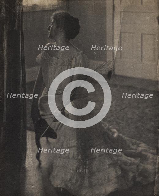 The Peacock Feather, c. 1902. Creator: Clarence H. White (American, 1871-1925).