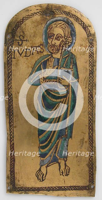 Plaque of St. Jude, German, 12th century. Creator: Unknown.