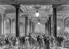 Opening soiree of the new offices of the Daily Telegraph, Fleet Street, London, 28 June 1882. Artist: Unknown