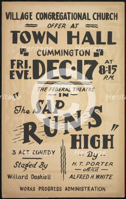 The Sap Runs High, Cummington, MA, [193-]. Creator: Unknown.