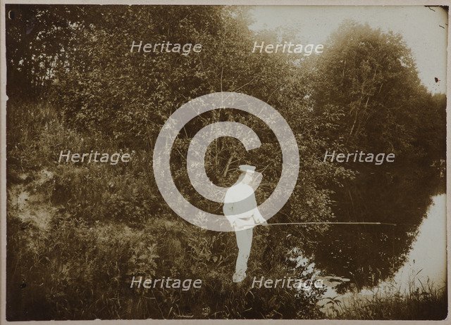 Alexander Blok Fishing. Shakhmatovo, 1894.