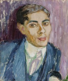 Portrait of Valle Rosenberg, 1911. Creator: William Lonnberg.