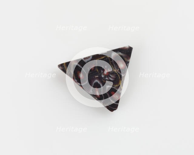 Fragment of a cup rim, Ptolemaic Dynasty or Roman period, 100 BCE-100 CE. Creator: Unknown.