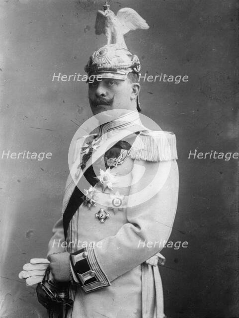 Prince V. Furstenberg in uniform, 1913. Creator: Bain News Service.