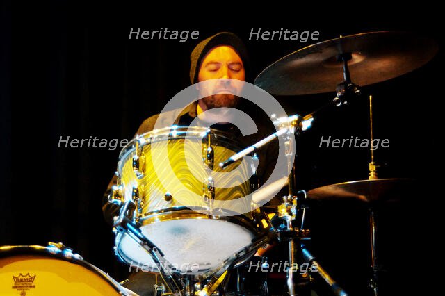 Camilla George Quartet, New Generation Jazz Festival Roadshow, Shoreham by Sea, W Sussex, Feb 2023. Creator: Brian O'Connor.