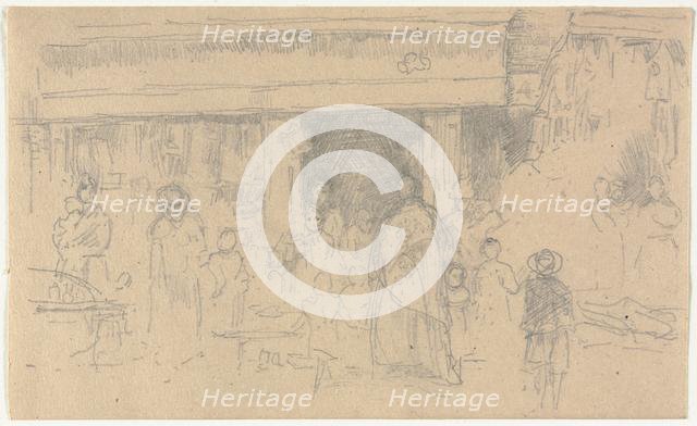 Shops at Chester. Creator: James McNeill Whistler (American, 1834-1903).