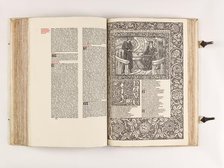 The Kelmscott Chaucer - The Works of Geoffrey Chaucer Now Newly Imprinted, 1896. Creator: Sir Edward Coley Burne-Jones.