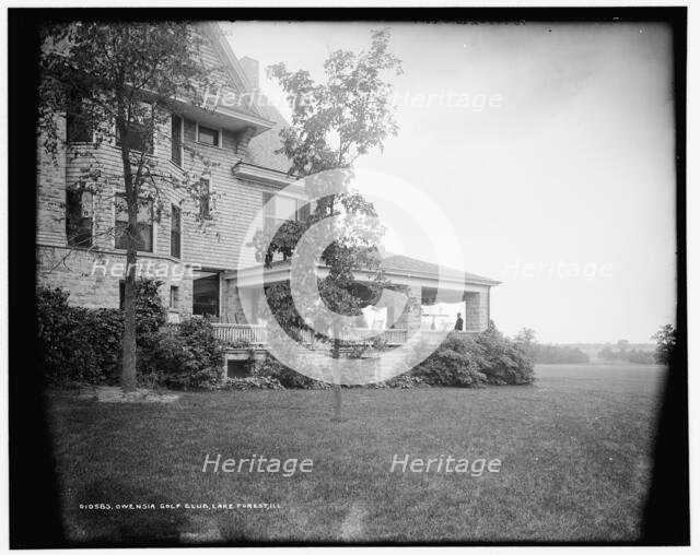 Owensia i.e. Onwentsia Golf Club, Lake Forest, Ill., between 1901 and 1906. Creator: William H. Jackson.