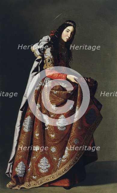 Saint Casilda of Toledo, ca 1630-1634. Artist: Zurbarán, Francisco, de (1598-1664)