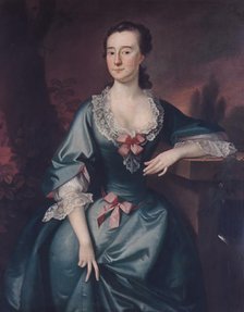Mrs. David Chesebrough, 1754. Creator: Joseph Blackburn.