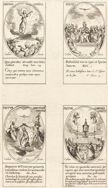Ascension; Pentacost; Trinity; Corpus Christi. Creator: Jacques Callot.