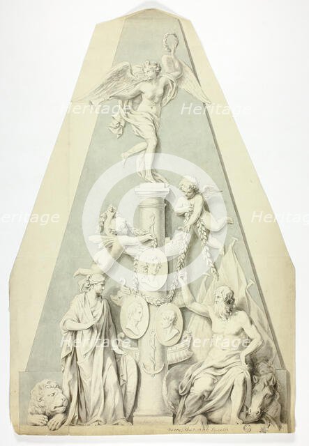 Design for a Monument to Sailors, n.d. Creator: John Bacon II.